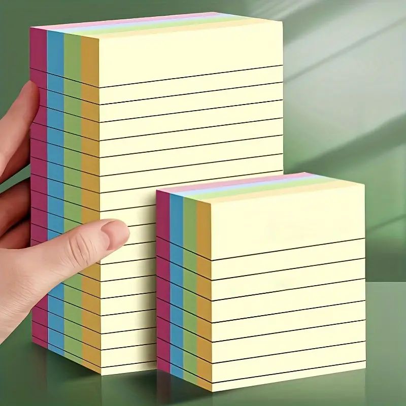 Colorful Horizontal Line Sticky Notes