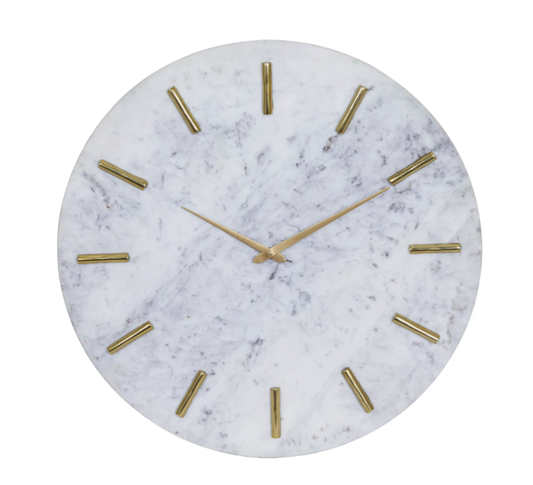 Exquiste Marble Wall Clock, 2 Pack